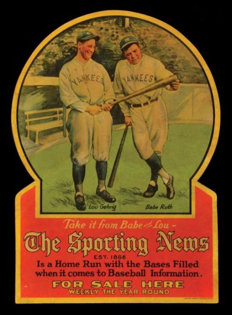 1928 Sporting News Ruth Gehrig